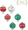16ct Shatterproof Ball Ornaments Christmas (Red, Green, White)